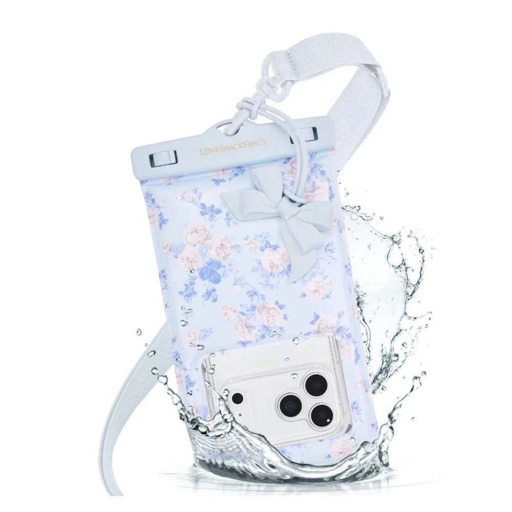LoveShackFancy x Case-Mate Waterproof Phone Pouch Crossbody NIB Floral